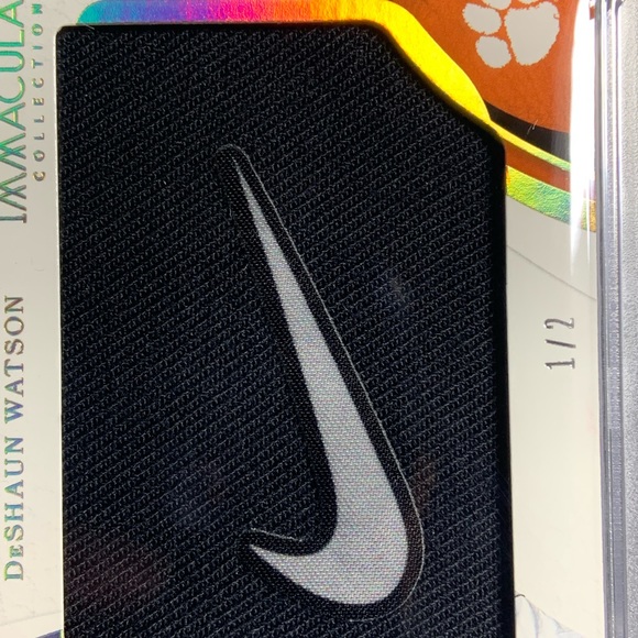 2017 Immaculate Collegiate Deshaun Watson SSP /2 RC Rookie Nike Patch PSA 8 - Picture 2 of 3